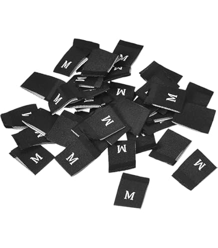 Amazon.co.jp: uxcell 衣類縫製サイズラベル 万能ラベル 服の